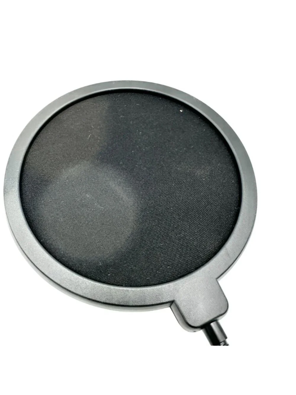 Microphone Pop Filter With Flexible Gooseneck And Adjustable Clamp